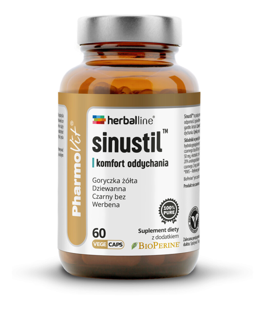 Sinustil Komfort Oddychania suplement diety 60 kapsułek