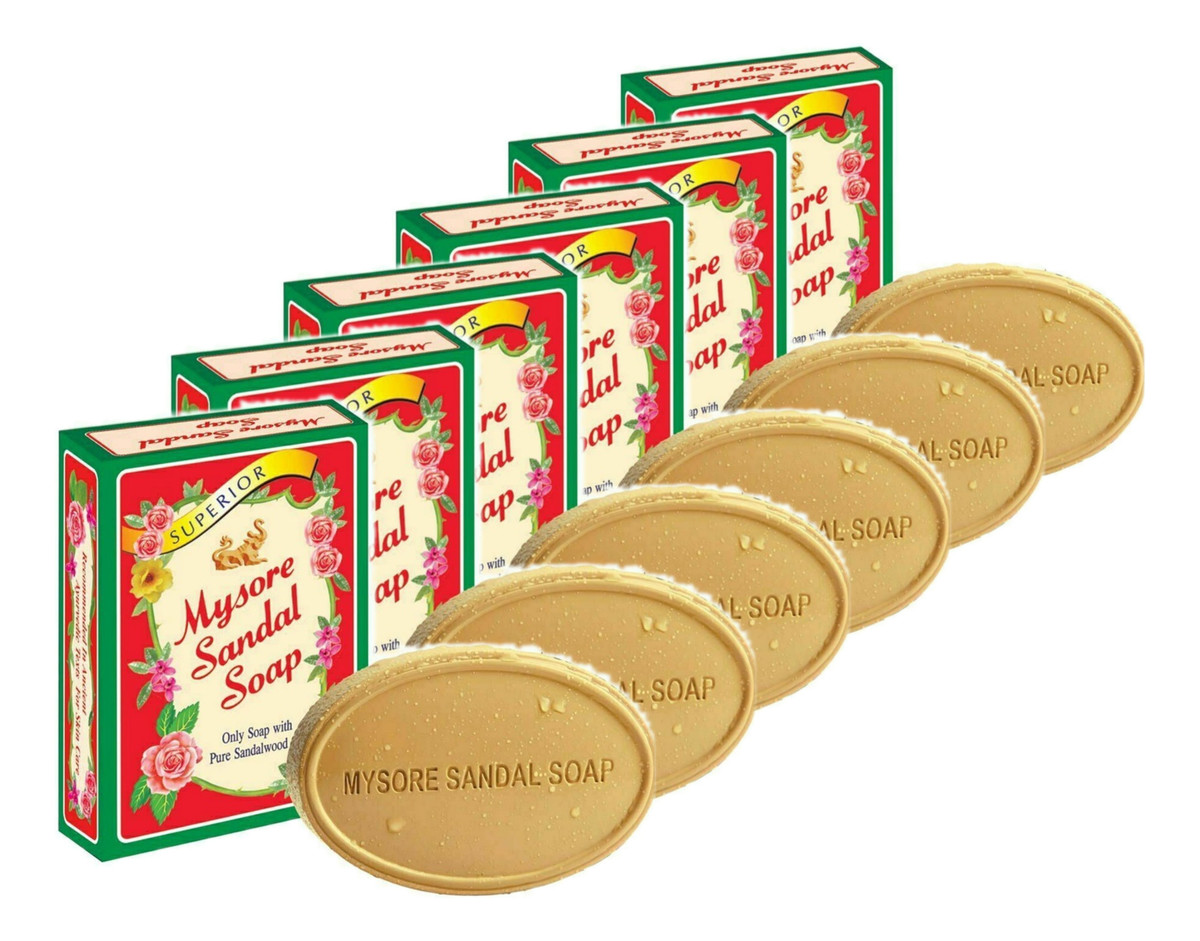 Mydło sandałowe Ajurwedyjskie 6x75g