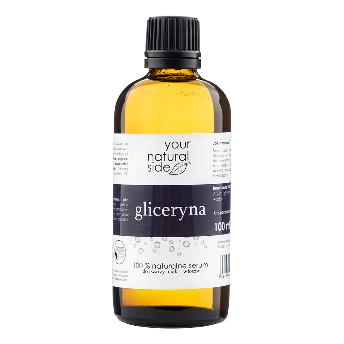 Your Natural Side gliceryny roślinna bez oleju palmowego 100ml