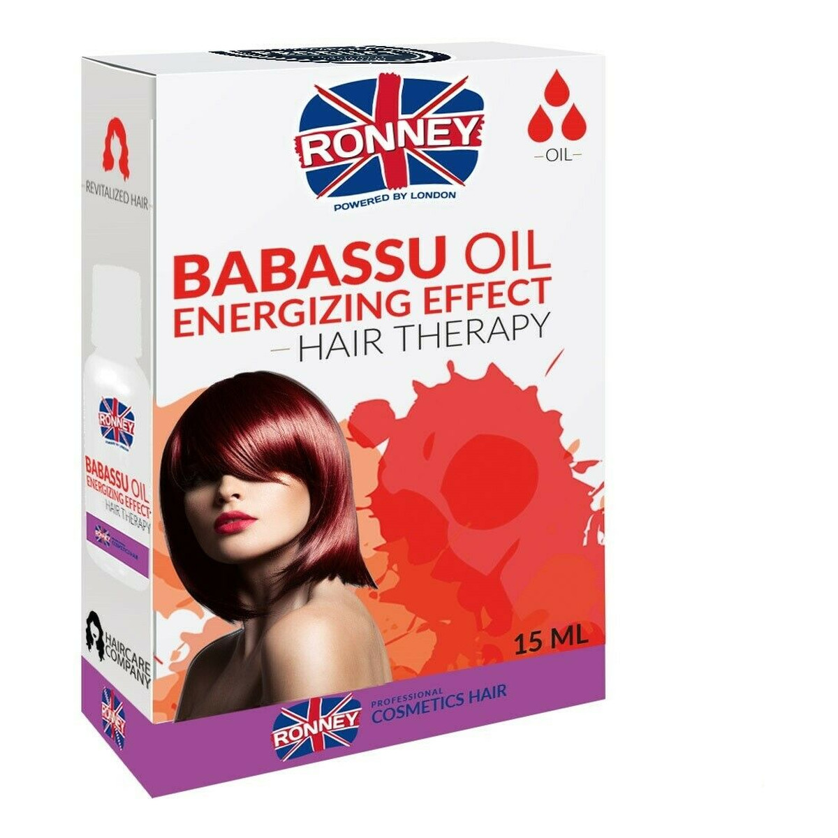 Ronney Babassu Oil energetyzujący olejek do włosów 15ml