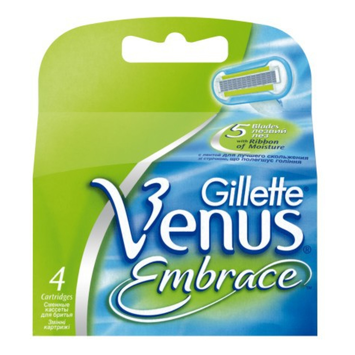 Gillette Embrace Venus Wkłady Do Maszynki 4 Sztuki