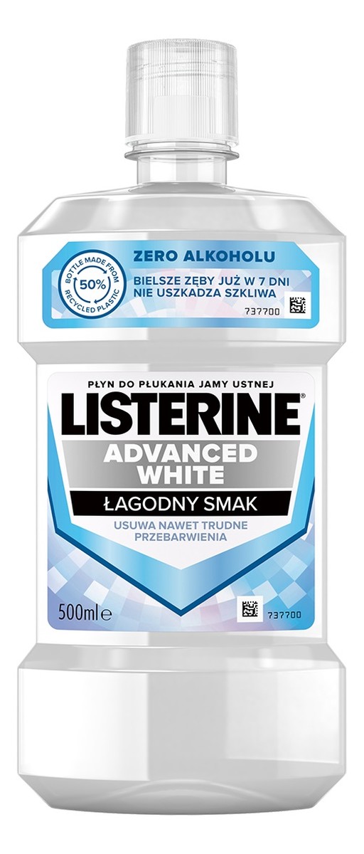 Advanced white płyn do płukania jamy ustnej mild taste