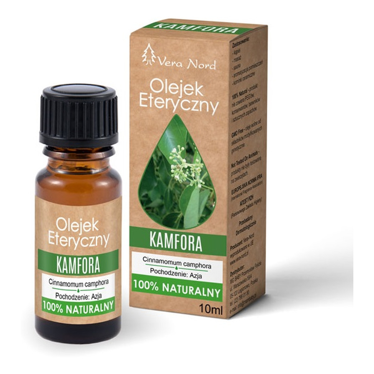 Vera Nord Naturalny Olejek eteryczny kamfora 10ml