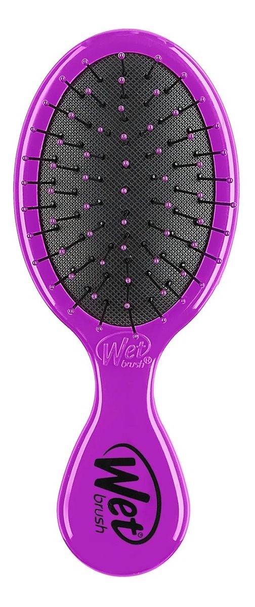 Mini detangler mała szczotka do włosów purple