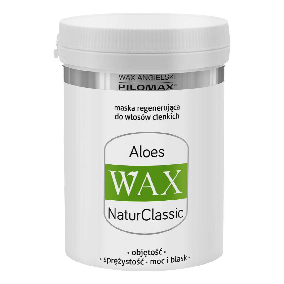 Pilomax Wax Natur Classic Aloes Maska Regenerująca Do Włosów Cienkich 240ml