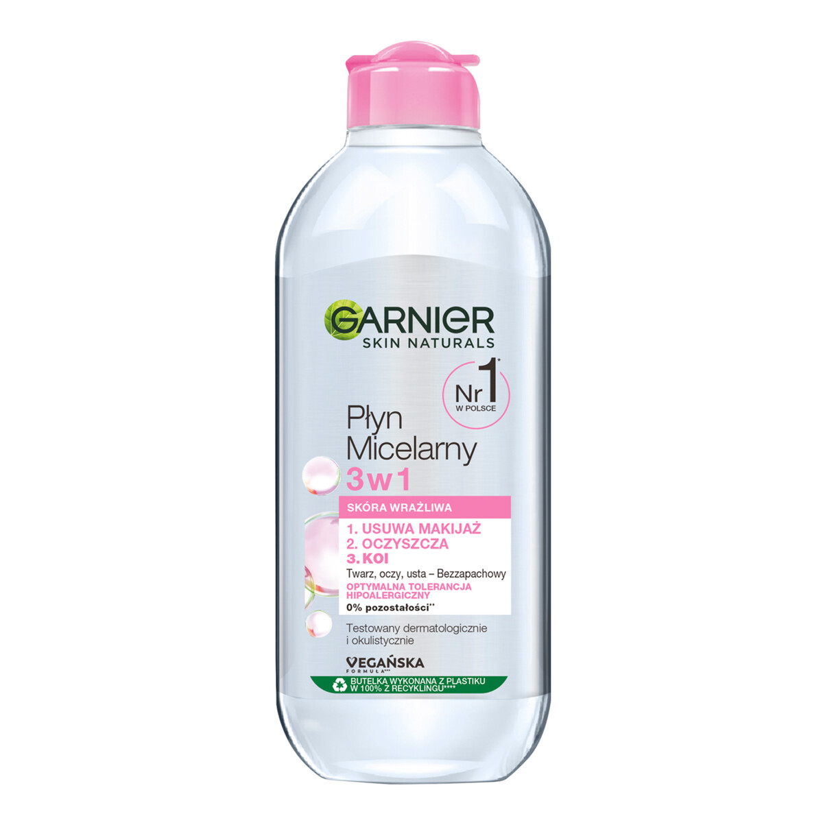 Garnier Skin Naturals Płyn Micelarny 3w1 400ml