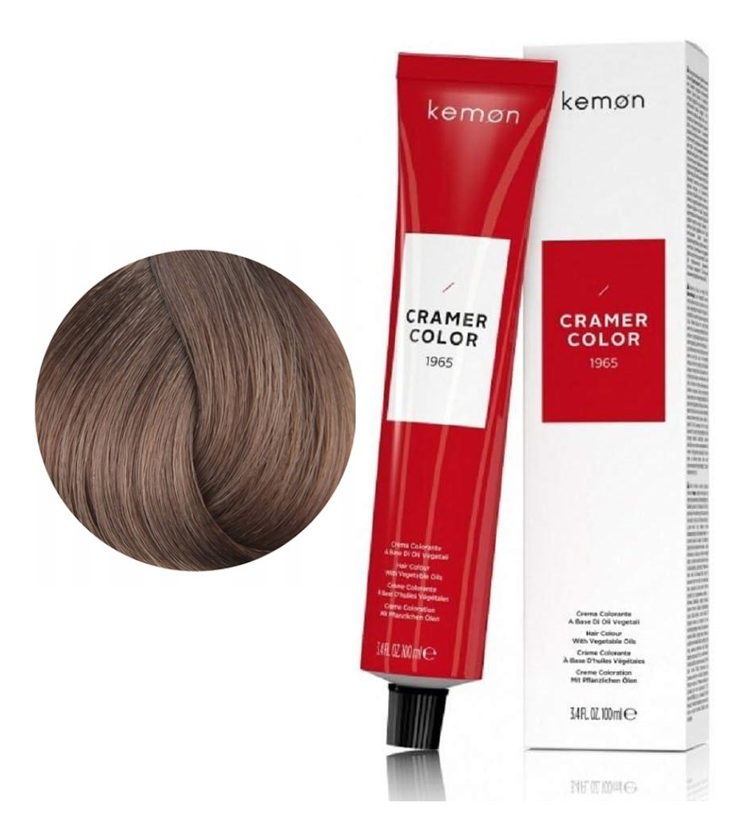 Kremowa farba do włosów z olejem kokosowym Light Ash Blonde (8.1) 2szt.x100ml