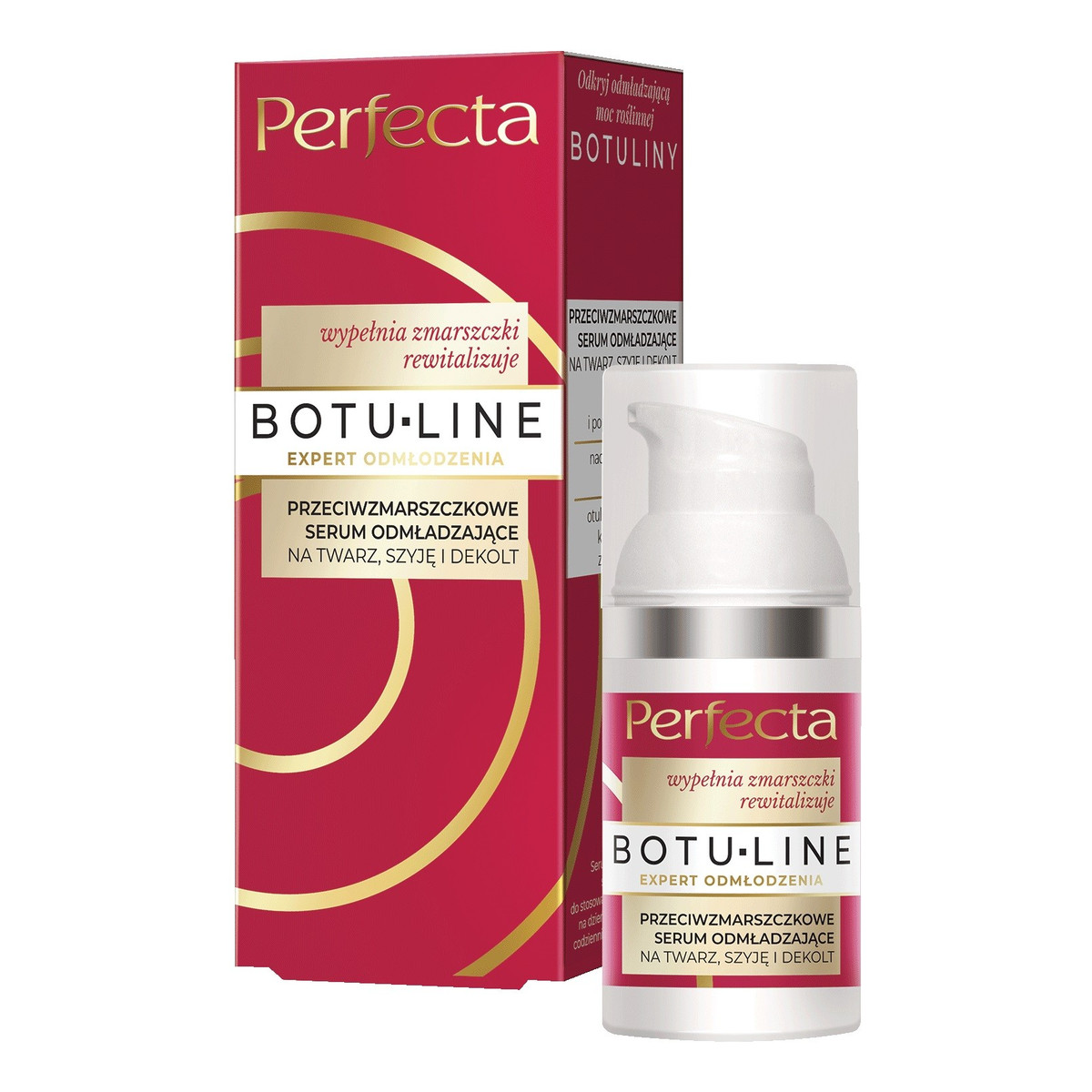 Perfecta Botu-Line Przeciwzmarszczkowe Serum odmładzające na twarz,szyję i dekolt 30ml