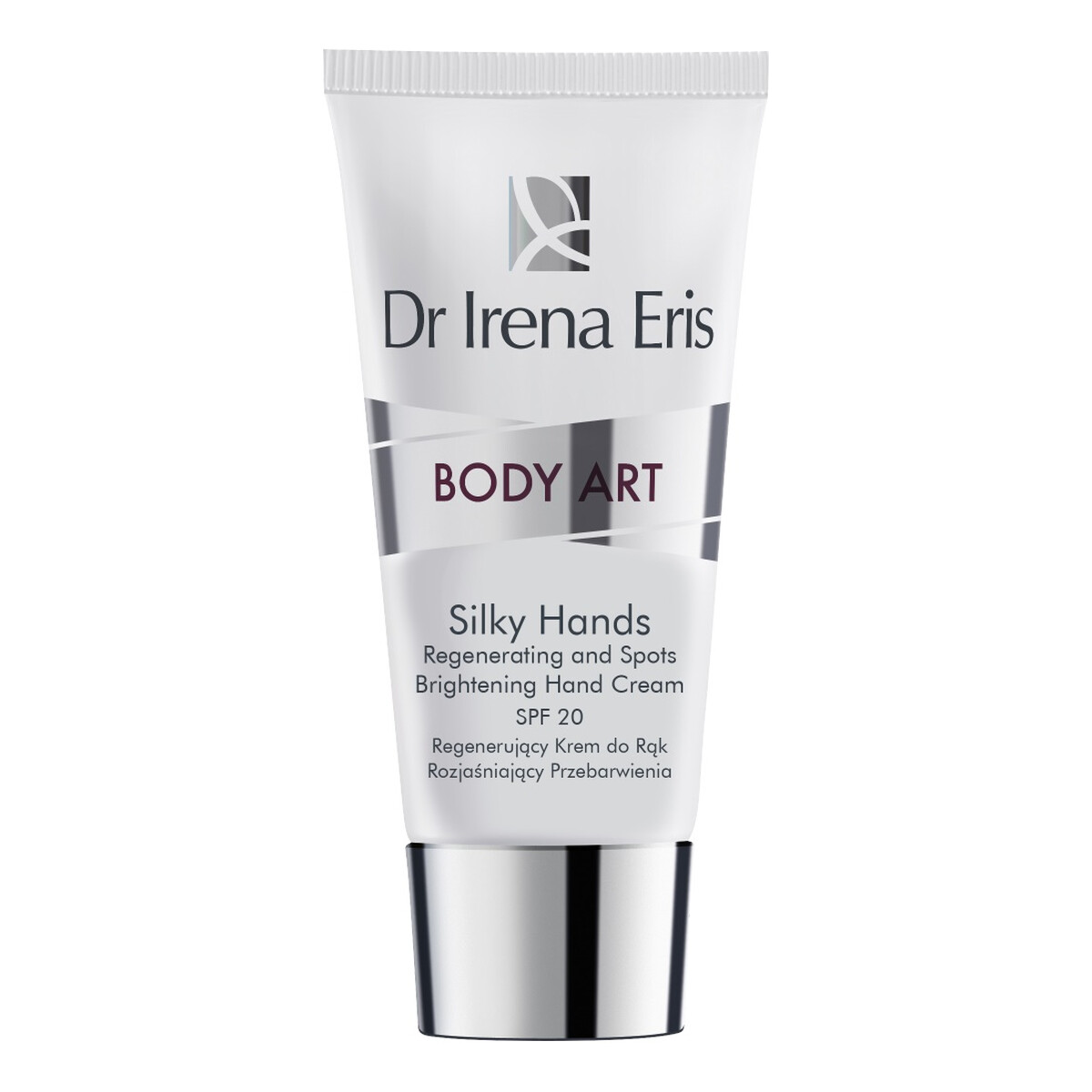 Dr Irena Eris Body Art Silky Hands regenerujący krem do rąk rozjaśniający przebarwienia SPF20 Travel Size 25ml