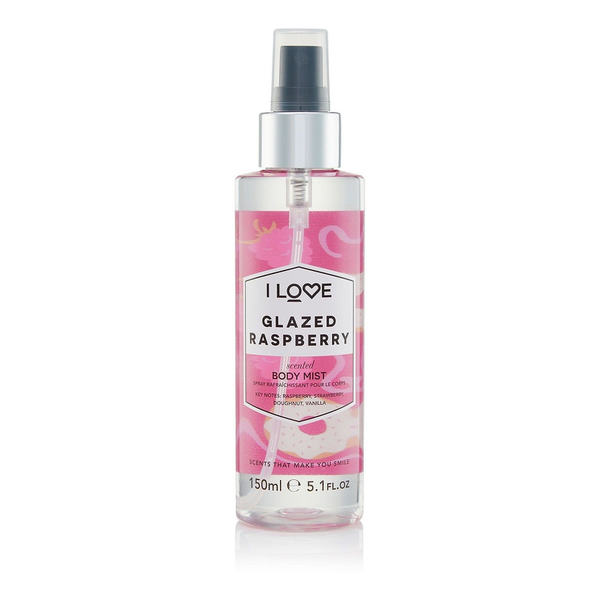 I love Scented Body Mist zapachowa Mgiełka do ciała glazed raspberry 150ml