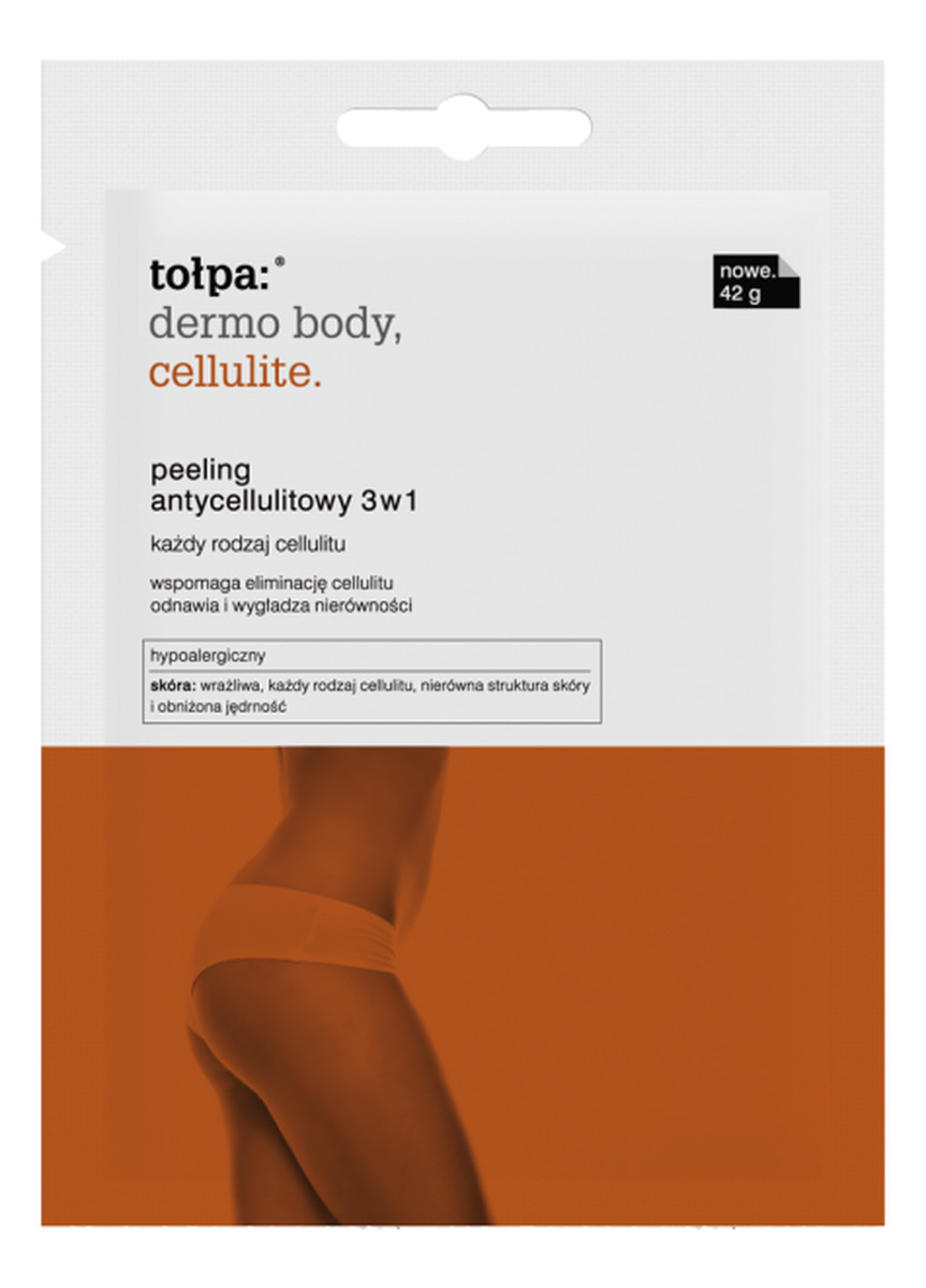 Peeling Antycellulitowy Wygładzający i Odnawiający Skórę 3w1