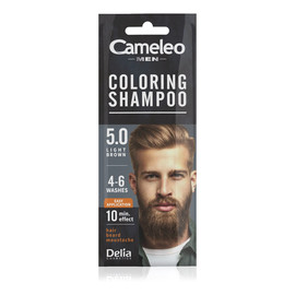 Cameleo men coloring shampoo szampon koloryzujący 5.0 jasny brąz