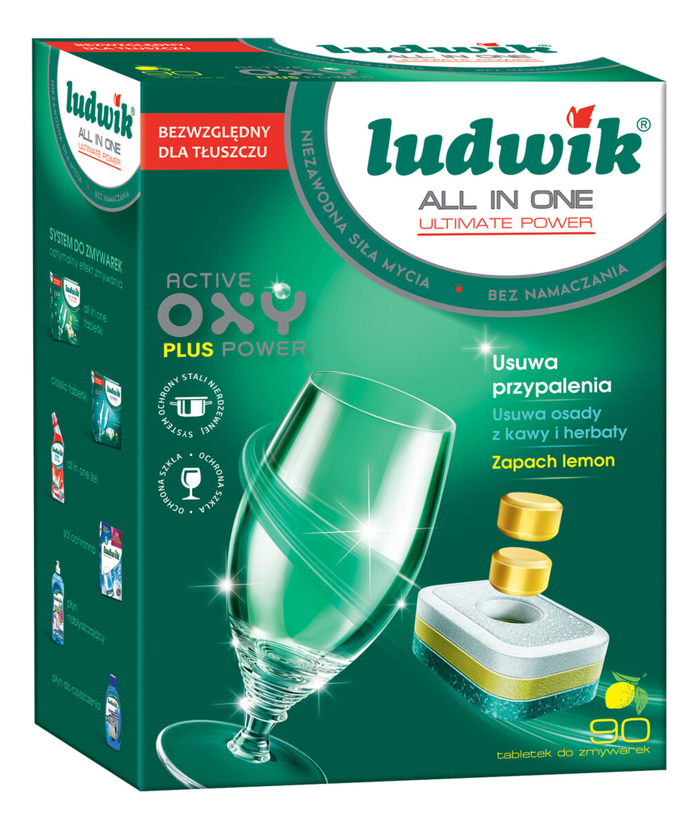 Ultimate Power Lemon Tabletki do zmywarek (90 sztuk)