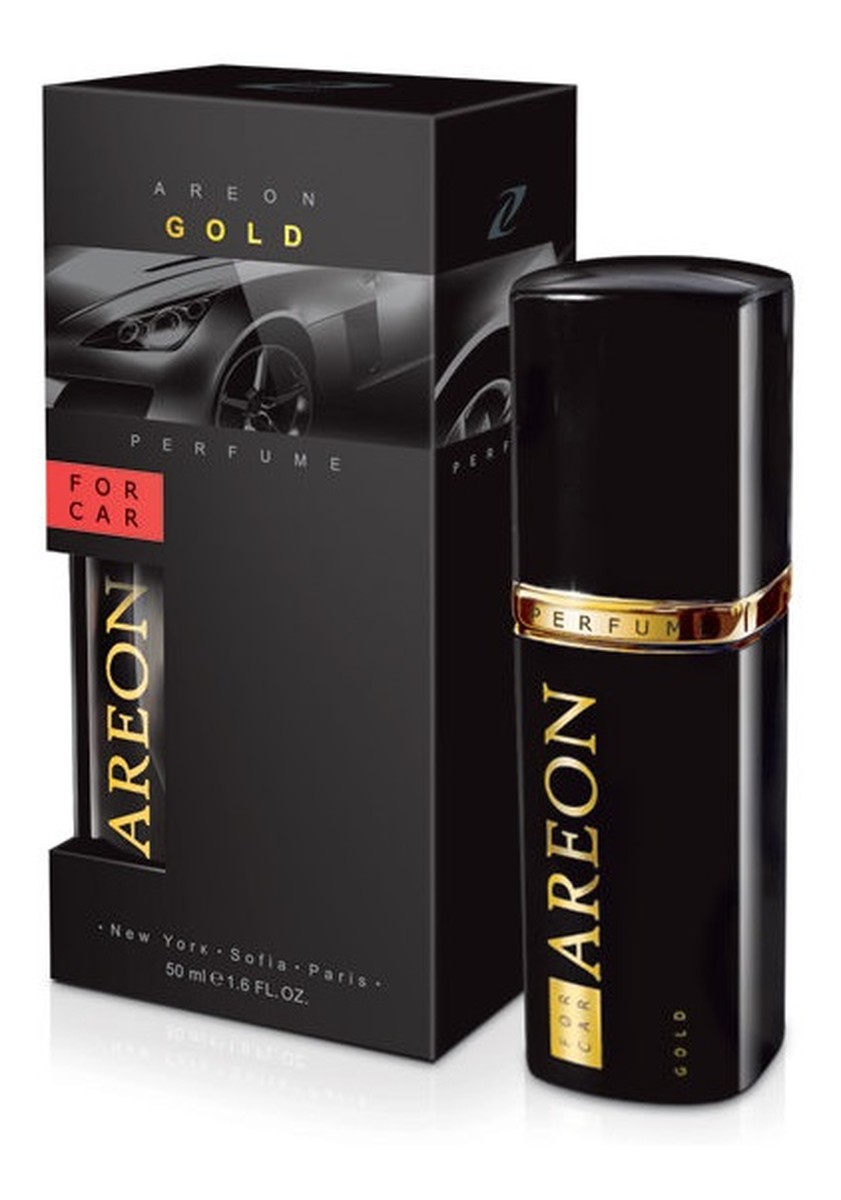 Perfumy do samochodu gold spray