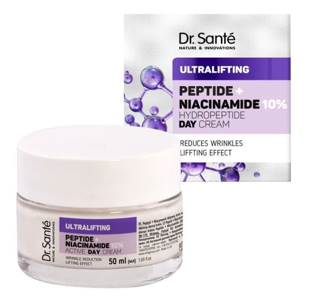 Aktywny Krem Na Dzień Peptyd + Niacynamid 10%