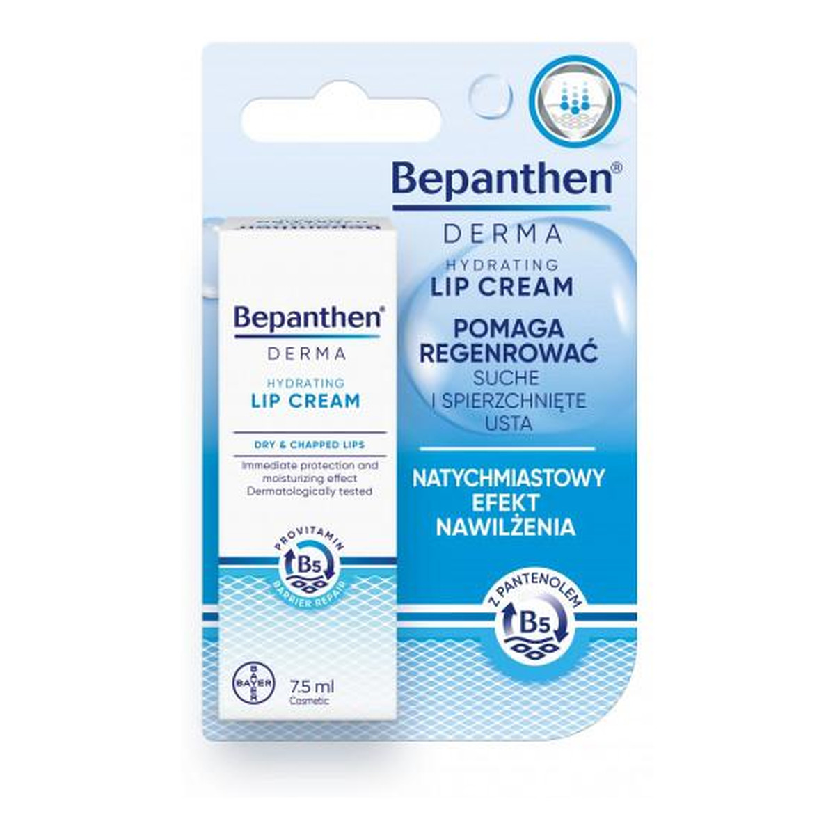Bepanthen Derma nawilżająco-ochronny krem do ust 7.5ml