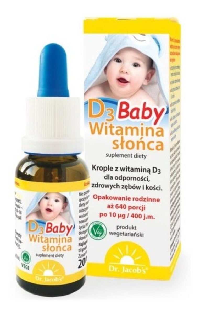 Witamina D3 Baby suplement diety w kroplach