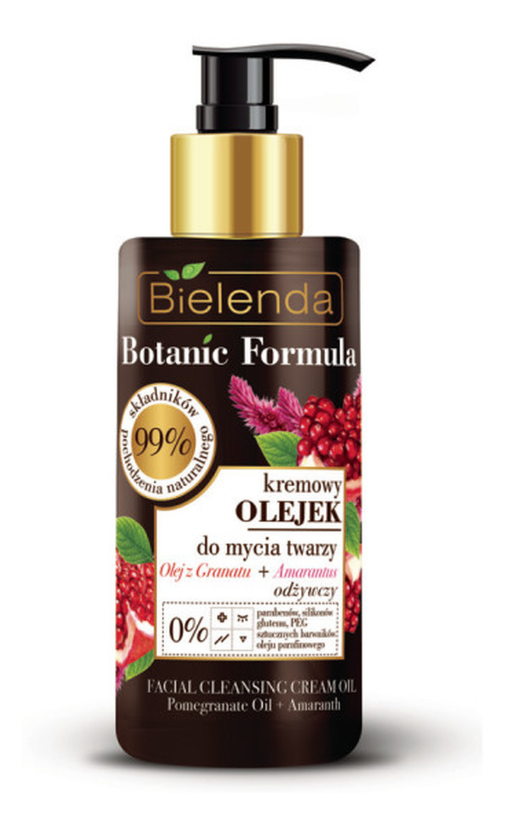 Kremowy Olejek Do Mycia Twarzy z Olejem Z Granatu i Amarantusu