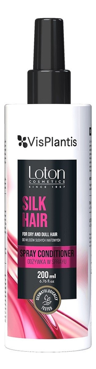 Odżywka w sprayu z jedwabiem do włosów suchych i matowych - Silk Hair