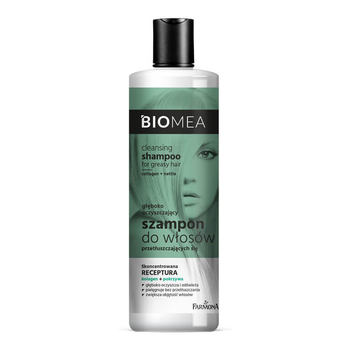 Farmona Biomea Głęboko Oczyszczający Szampon do włosów przetłuszczających się 400ml