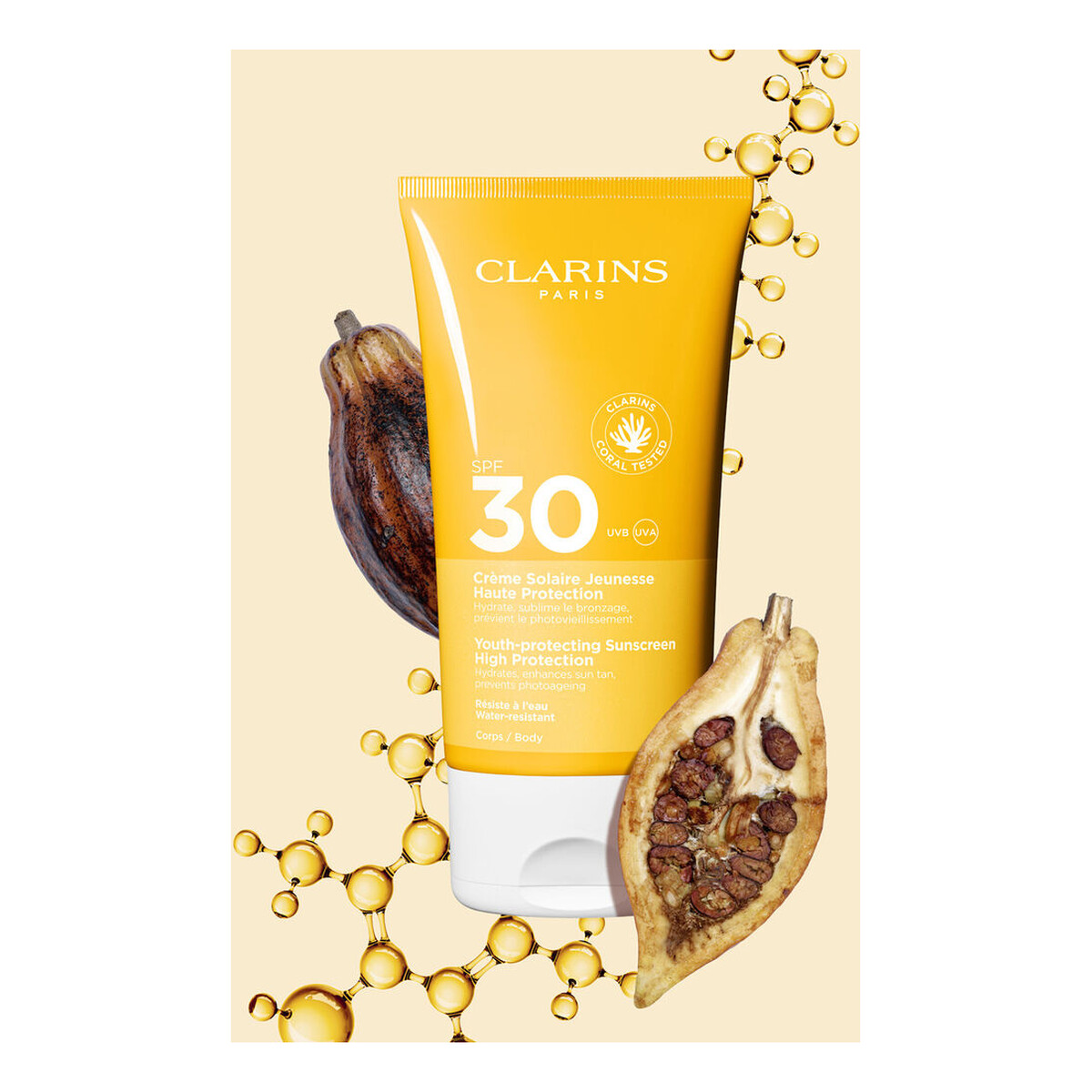Clarins Suncare Krem do opalania ciała spf30 150ml