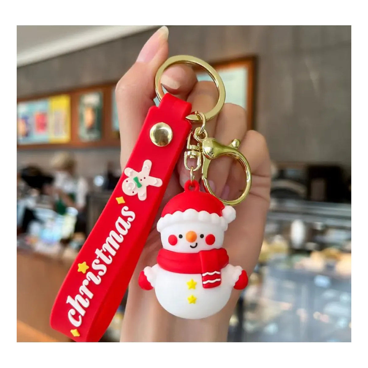 Ecarla Brelok do kluczy Bałwanek BRL214