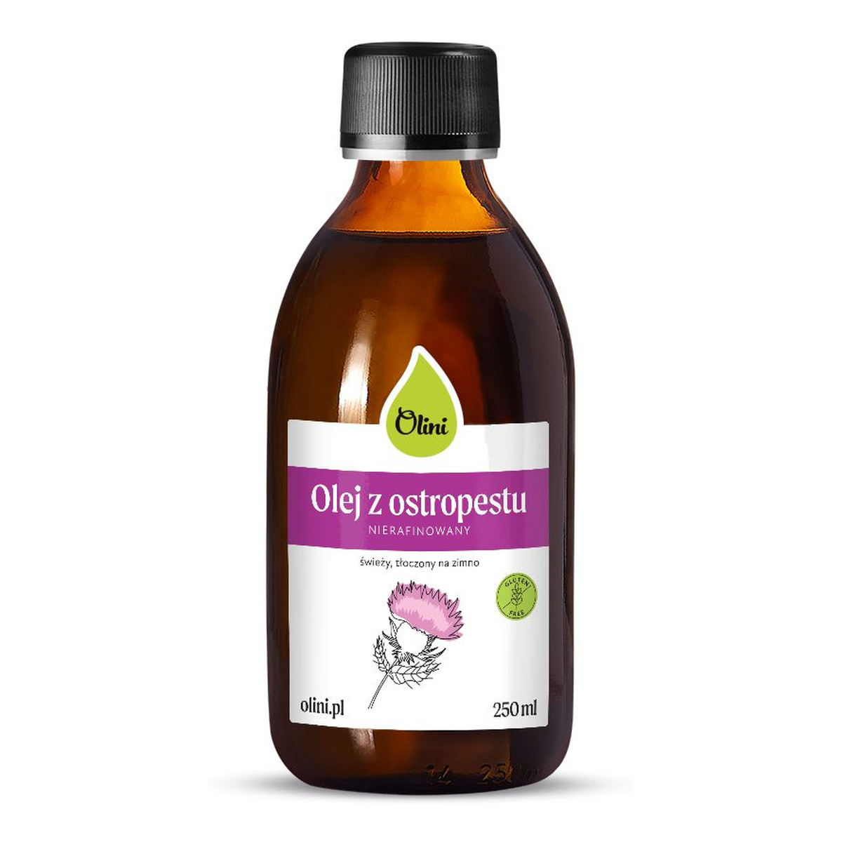 Olini Olej z ostropestu nierafinowany tłoczony na zimno 250ml