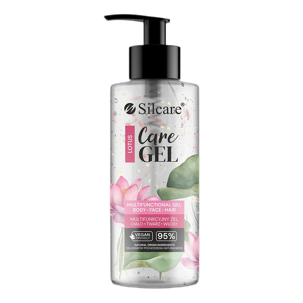 Silcare Care Gel multifunkcyjny Żel do twarzy ciała i włosów lotus 275ml