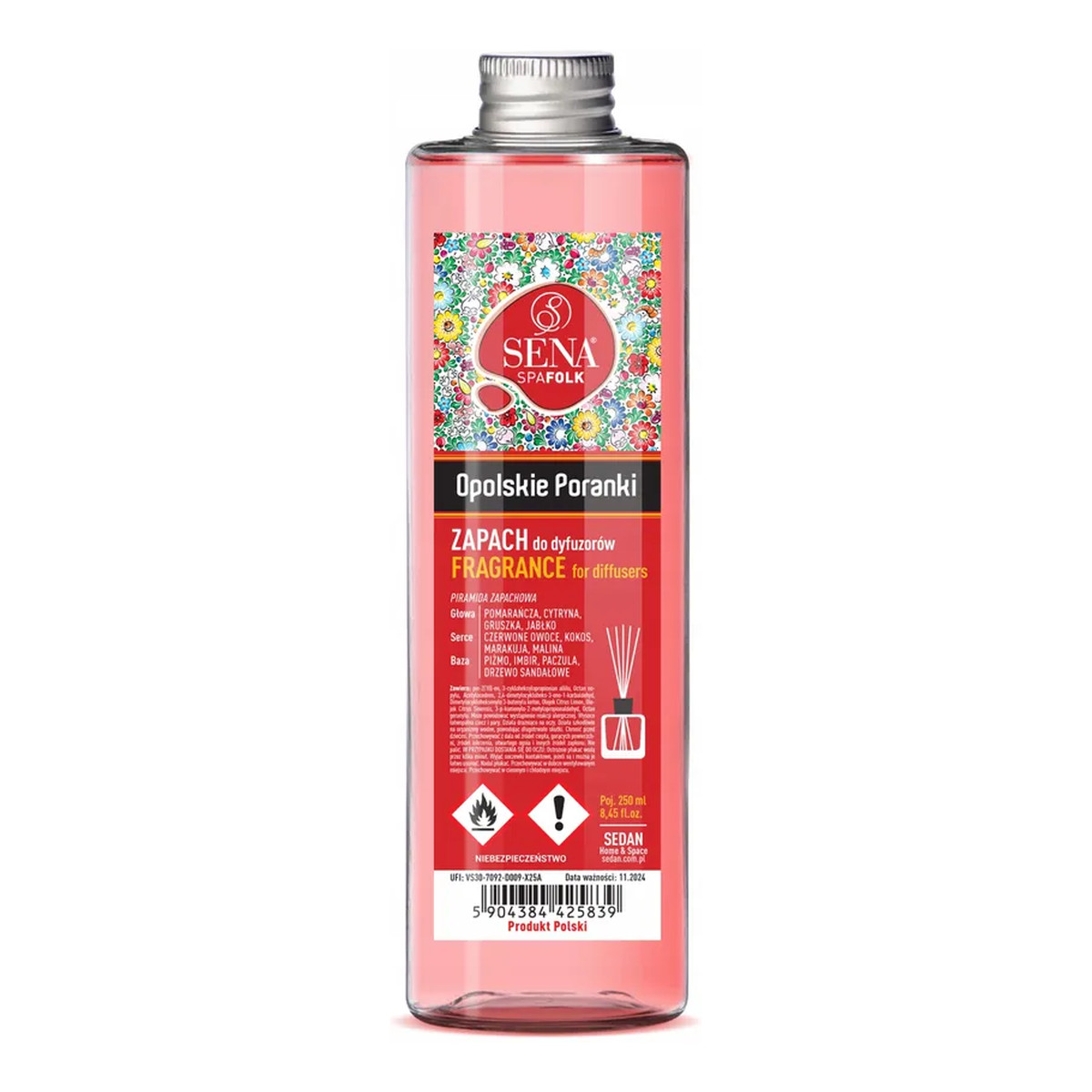 Sena Folk Zapach do dyfuzorów Opolskie Poranki zapas 250ml