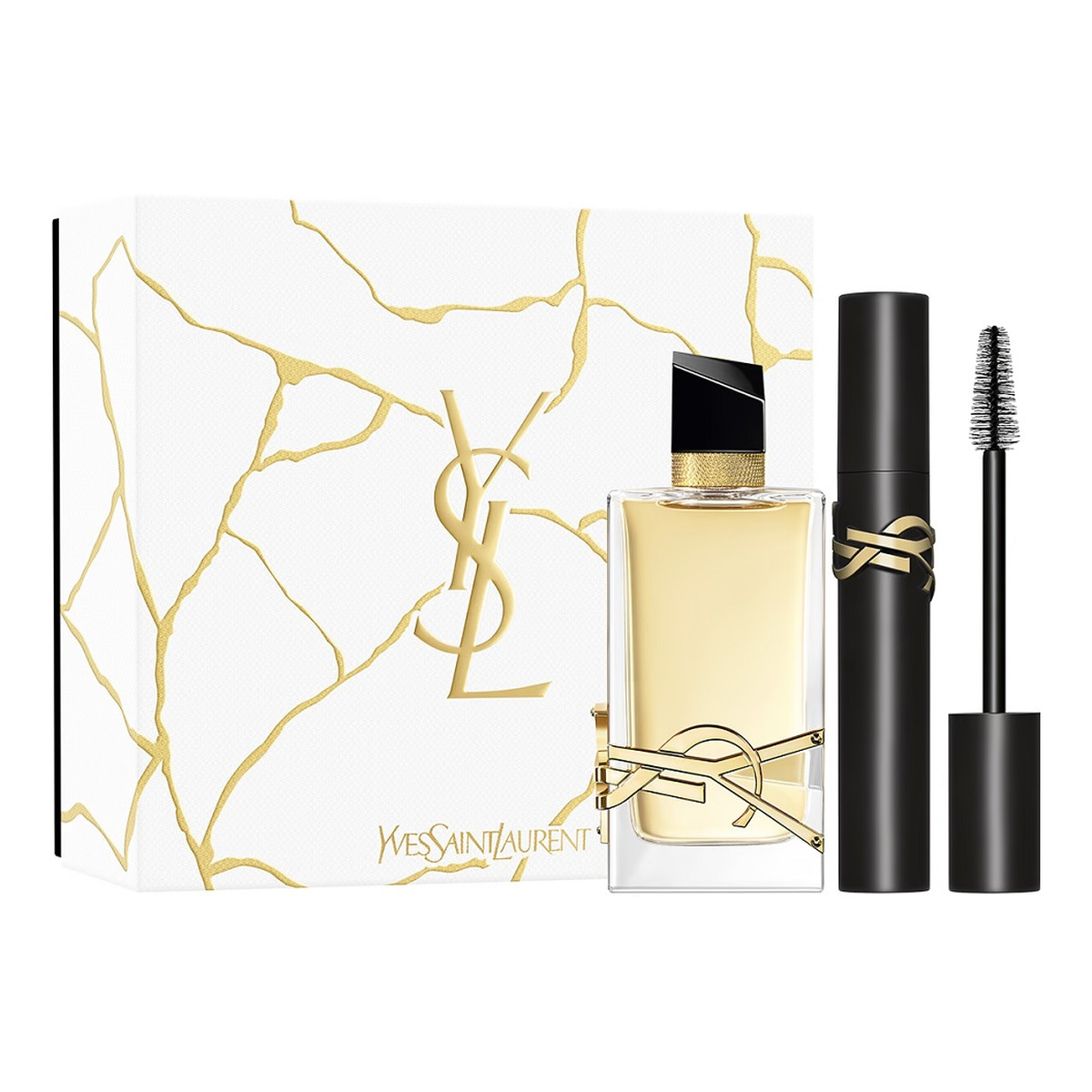 Yves Saint Laurent Libre Pour Femme Zestaw woda perfumowana spray 90ml + lash clash nadający ekstremalnej objętości tusz do rzęs 01 noir 9ml