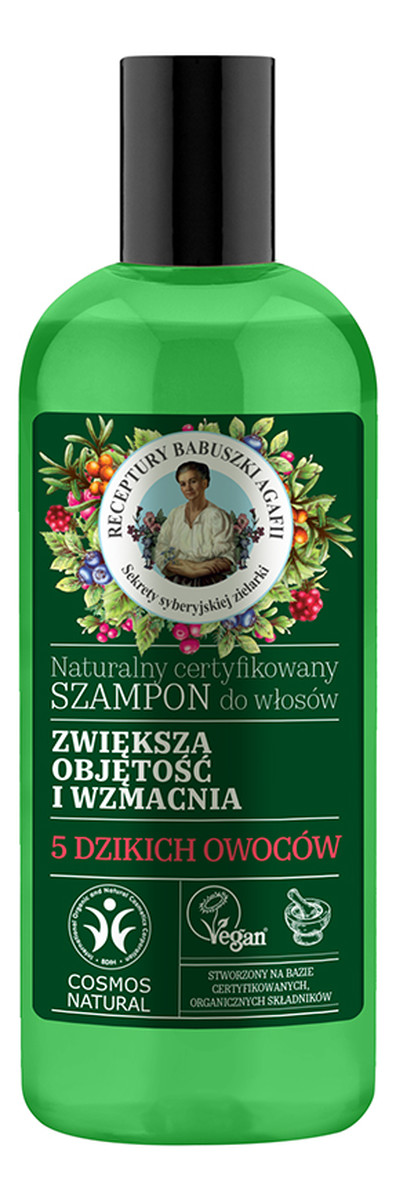 Naturalny wzmacniający szampon do włosów zwiększający objętość