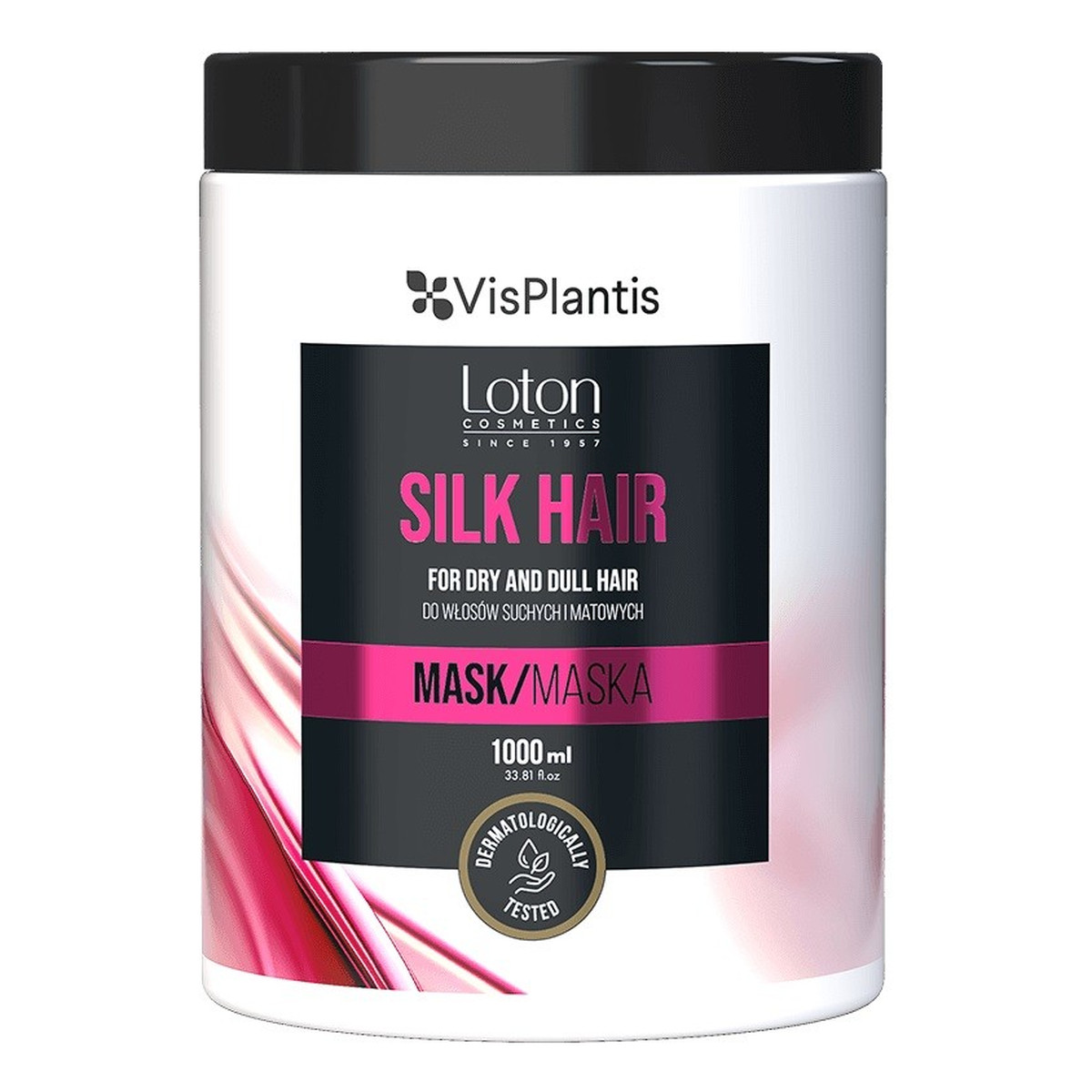 Vis Plantis Loton Maska z jedwabiem do włosów suchych i matowych - Silk Hair 1000ml