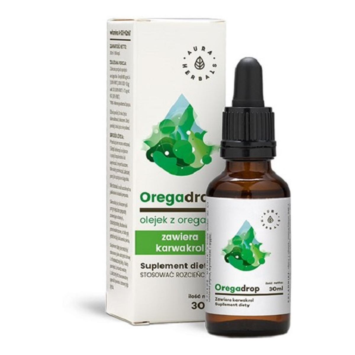 Aura Herbals Oregadrop Olejek z oregano suplement diety 30ml