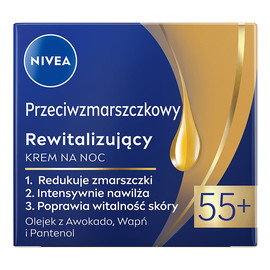 Przeciwzmarszczkowy + Rewitalizujący krem na noc 55+