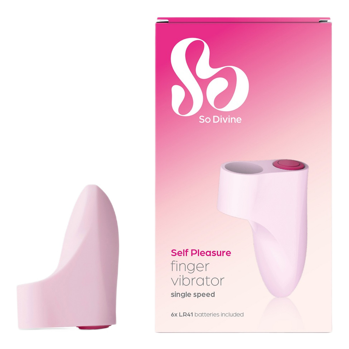 So Divine Finger stimulator wibrator na palec pink