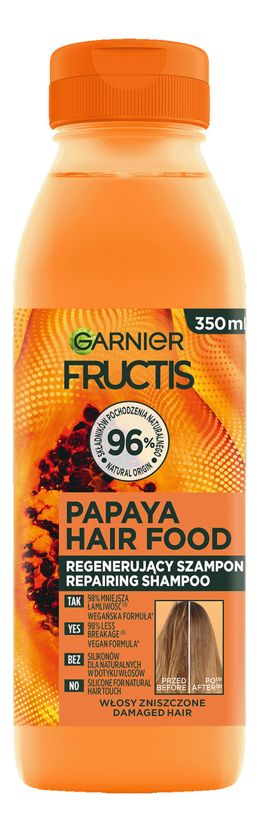 Papaya Hair Food Szampon regenerujący do włosów zniszczonych