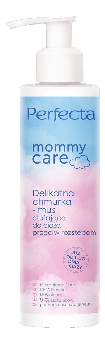 Delikatna Chmurka - Mus otulająca do ciała przeciw rozstępom