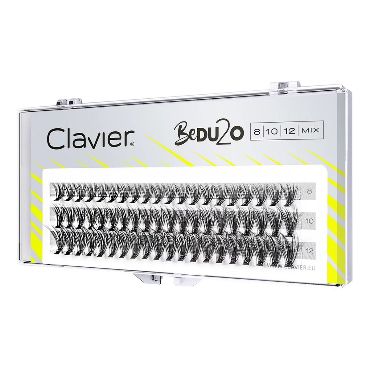 Clavier Bedu2o double volume kępki rzęs mix 8-10-12mm