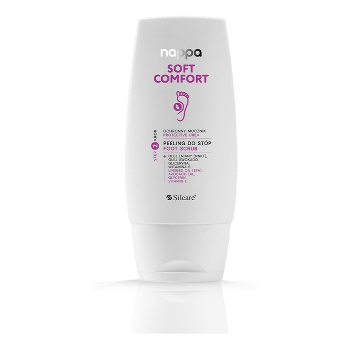 Silcare Nappa soft comfort peeling do stóp ochronny mocznik 100ml