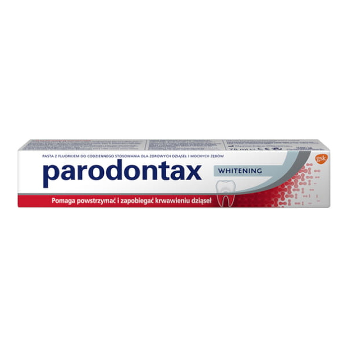 Parodontax Whitening Wybielająca pasta do zębów przeciw krwawieniu dziąseł 10x75ml