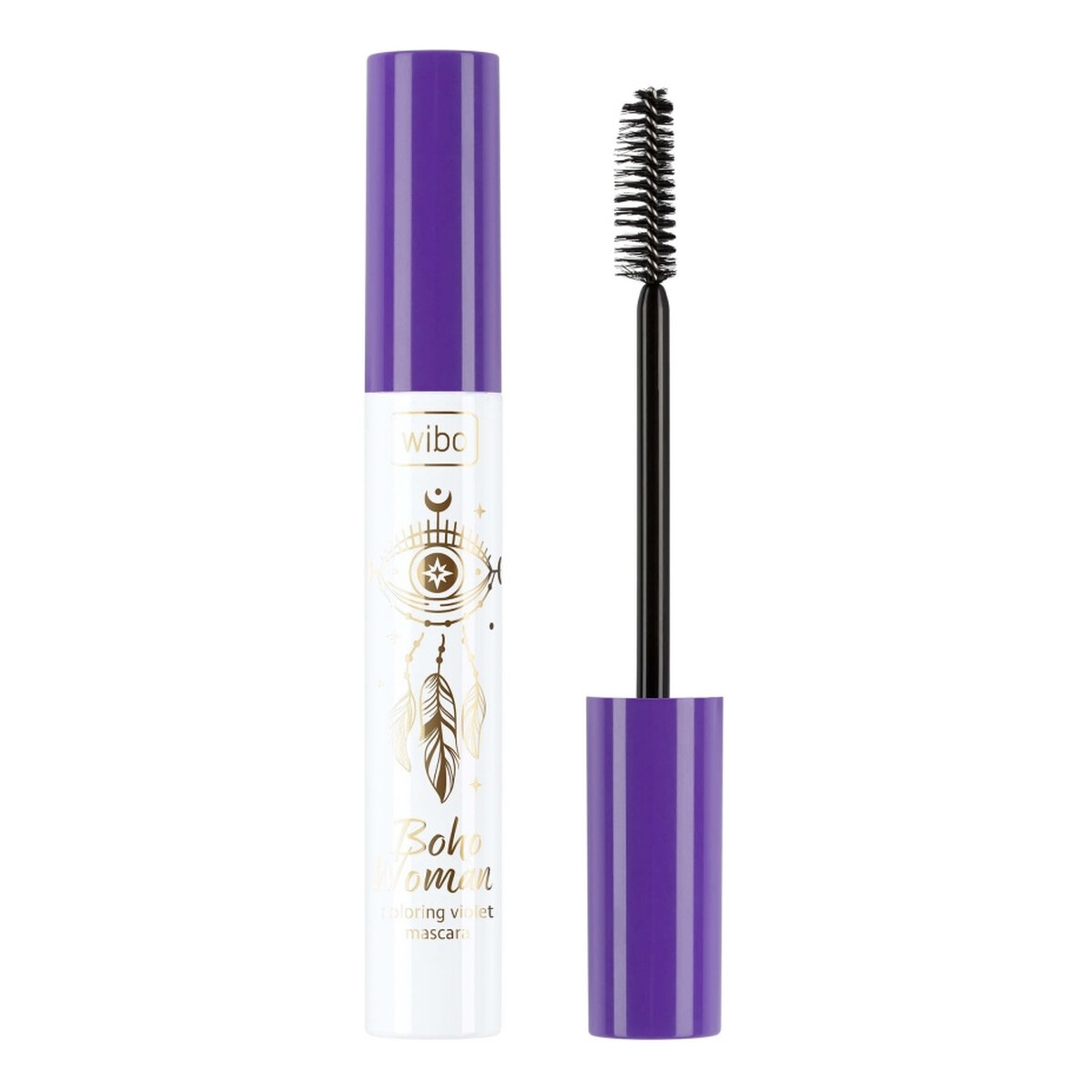 Wibo Boho woman coloring mascara kolorowy tusz do rzęs violet 8g