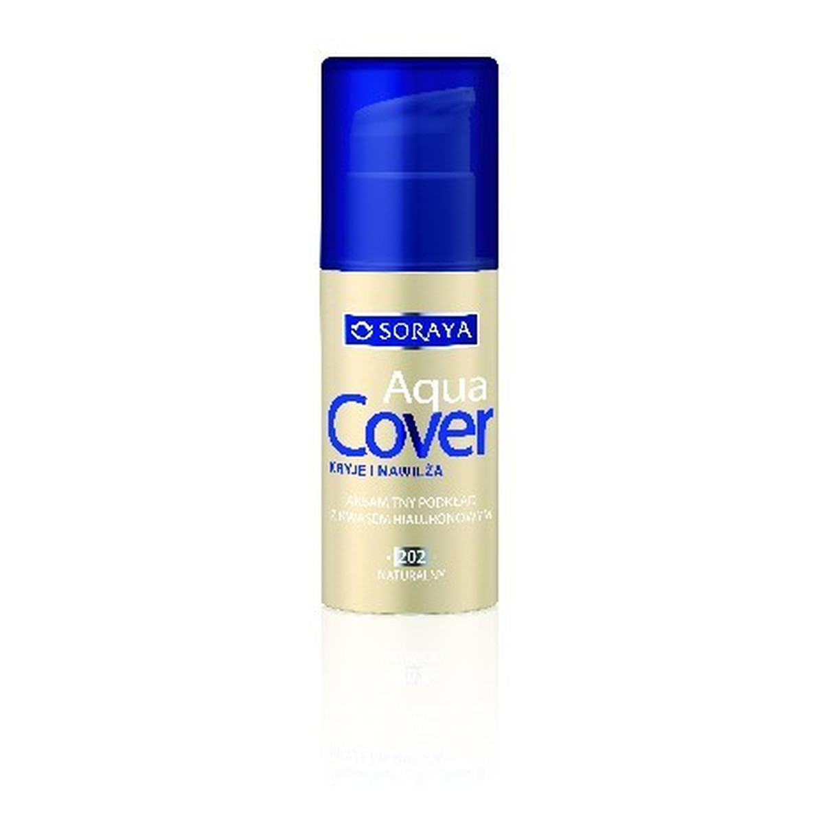 Soraya Aqua Cover Aksamitny Podkład Do Twarzy Z Kwasem Hialuronowym 30ml