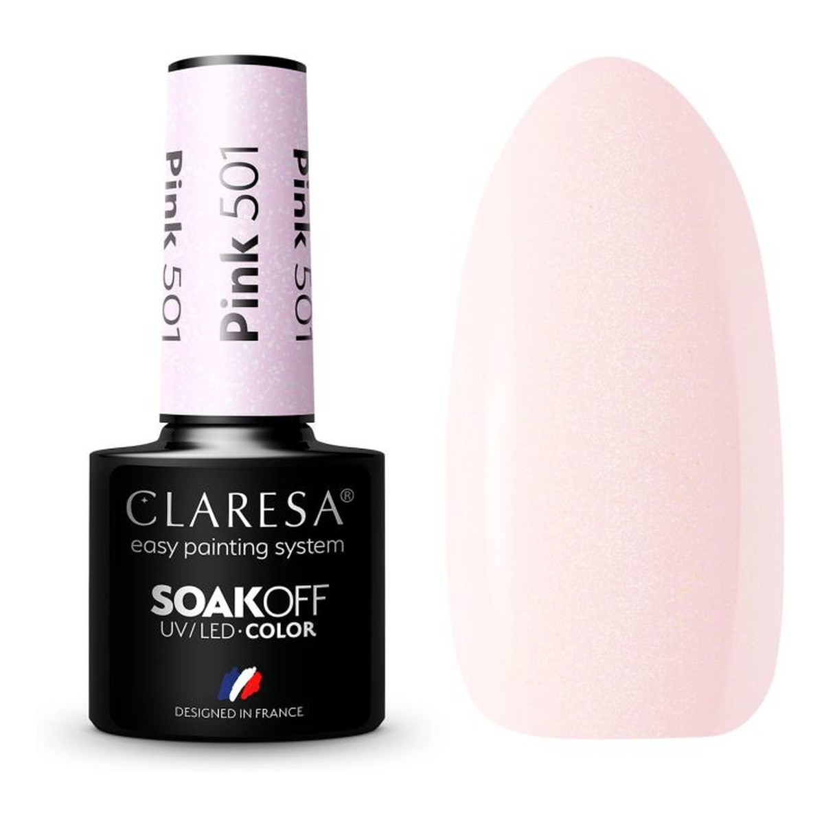 Claresa Pink Lakier hybrydowy 5ml