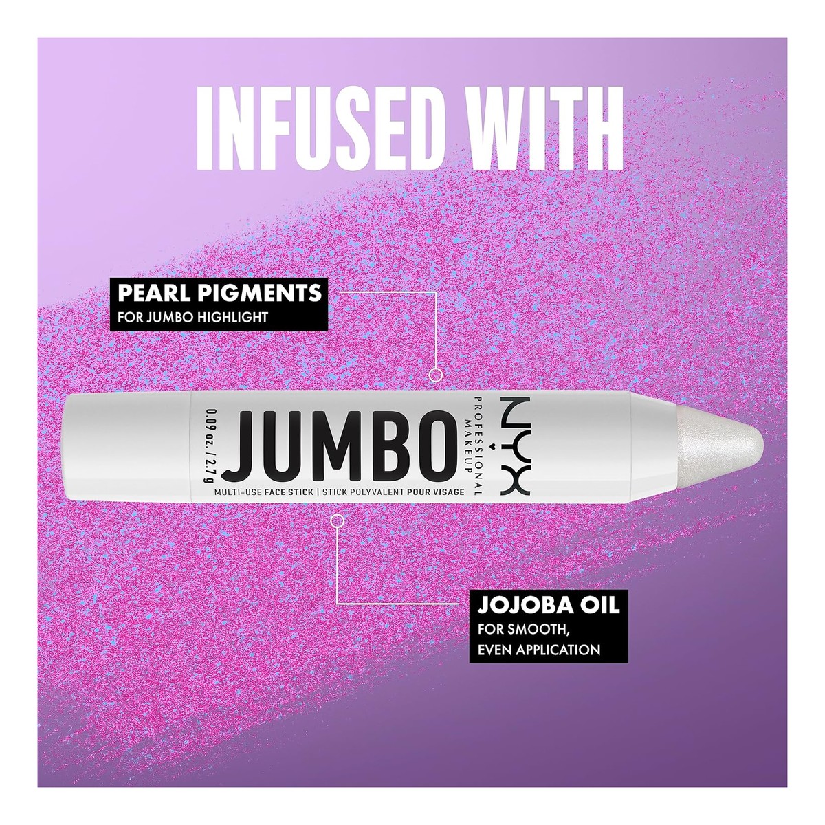 NYX Professional MakeUp Jumbo Rozświetlacz w sztyfcie do twarzy 2.7g