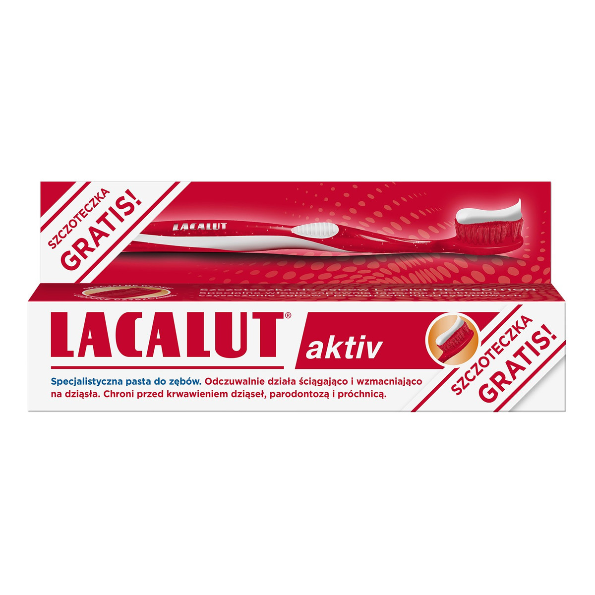 Lacalut pasta AKTIV +szczoteczka 75ml