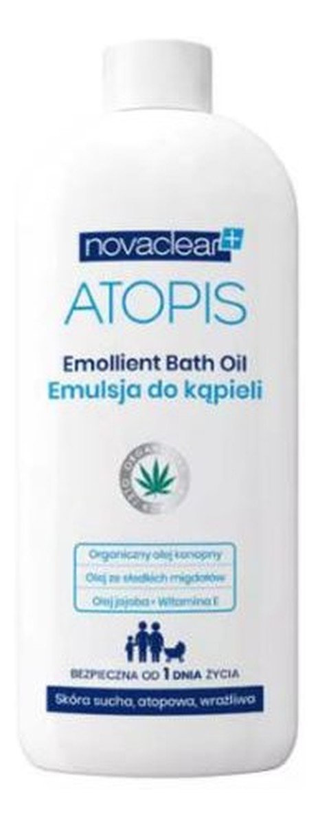 Emulsja do kąpieli Emollient Bath Oil