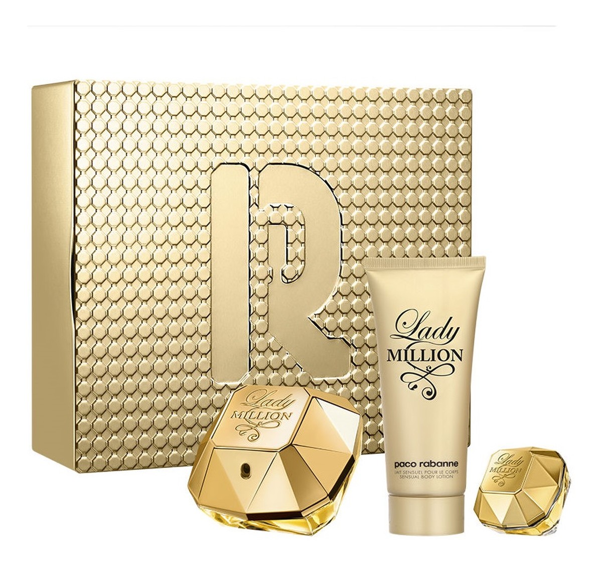 Zestaw woda perfumowana spray 80ml + balsam do ciała 100ml + miniatura wody perfumowanej 5ml