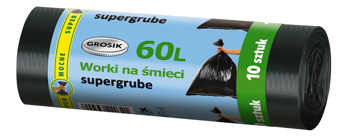 Worki na śmieci LD 60l/10sztuk