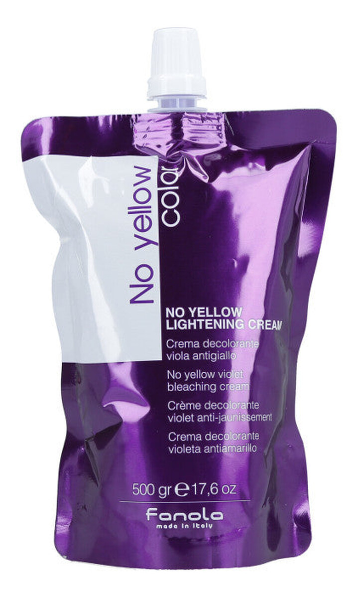 Kremowy Rozjaśniacz Anti-yellow do Włosów Blond