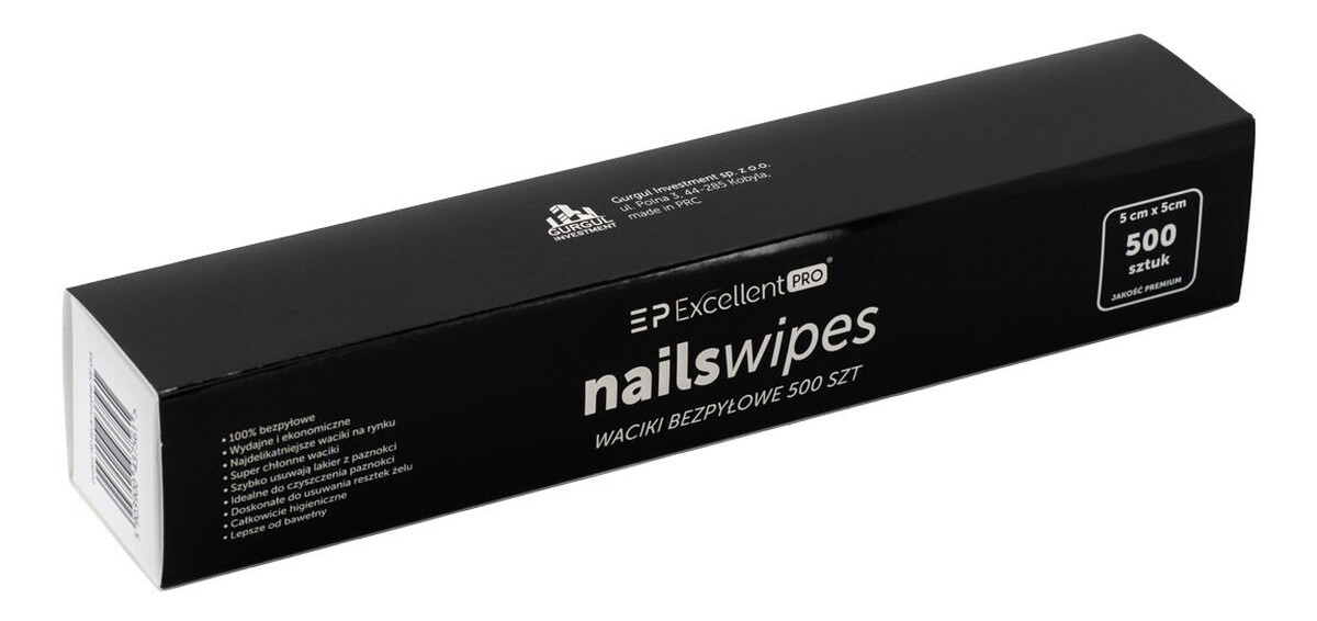 Waciki bezpyłowe 500szt
